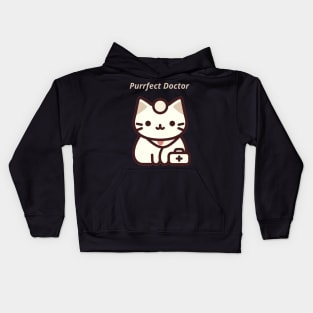 Purrfect Doctor Kids Hoodie